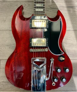 Gibson 60th Anniversary 1961 SG Les Paul Standard sideways Vibrola VOS - Wiśnia czerwona
